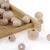BPA Free Non-toxic Chewable Custom Loose Beads, Teething Wooden Beads
