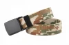 Camouflage nylon plastic buckle without metal military outdoor soldier security belt