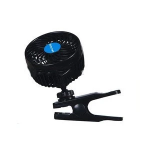 Car Cooling Fan Automobile Vehicle Clip Fan Powerful Quiet Ventilation Electric Car Fans with Adjustable Clip Cigarette  Lighter
