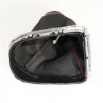 Car leather New design gear shift knob boot cover for Chevy Chevrolet Cruze with low price red line