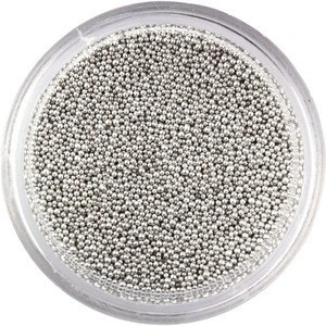 Caviar Glass Seed Bead Glass Material Metal Color Round Ball Bead for Nail Design