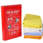 CE Approved 100% Fiberglass Fire Blanket Fire Resistant Blanket
