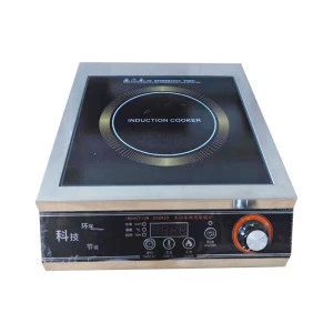 cheap electric commercial chinese range wok station 5kw 3500w 3.5kw stainless steel induction cooker manufacturer