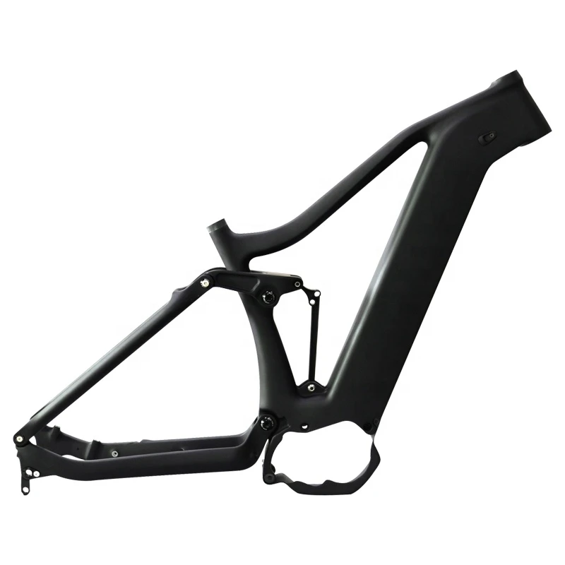 Cheap Full Carbon Aero Suspension Ebike Frame 29er Bicycle Frames With Shimano E8000 motor