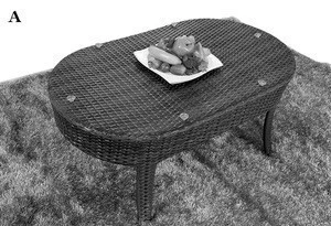 cheap price outdoor/indoor furniture livingroom garden synthetic rattan sofa