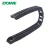 Import Chian Factory Supply 10 Enclosed Cable Drag Chain Plastic Energy Towing Chain For CNC from China