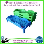 children plastic bedroom set kindergarten sleeping furniture bed set easier to stack bed