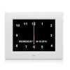 China Best Price ABS Black LED Digital Analog Wall Clock For Elderly