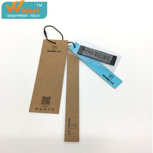China custom swing tags folded hang tags for clothing