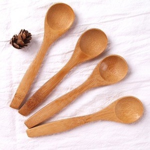 China Eco-friendly Bamboo Baby Spoon Small Bamboo Ice Sream Spoon Manufacturer