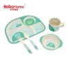 China eco friendly Safety BPA Free kids bamboo dinnerware set