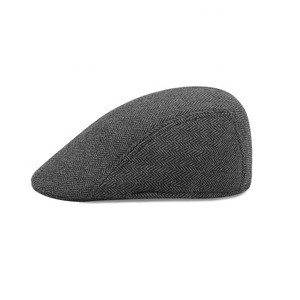 China Factory Custom Wholesale Good Quality Felt Newsboy Ivy Caps Hat