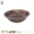 Import China Factory High Quality Bathroom Round Coffee Color Copper Vanity Sink Lavatory Basin from China