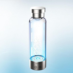 China factory rich hydrogen H2 high borosilicate glass function water bottle