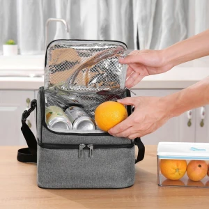 China factory supplied top quality gray quality portable cooler bag