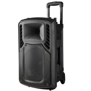 China manufacturer bluetooth new wholesale portable karaoke speaker sound system with trolley and wheels