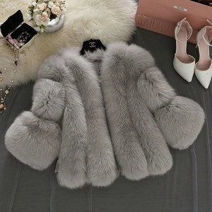 China manufacturer ladies fashion winter warm thicken coat faux fur jacket best selling online shop women fox fur coat