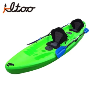 China manufacturer rotomolded plastic 2+1 family ocean kayak