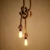 Import china manufacturers colored jute hemp rope pendant lamp from China