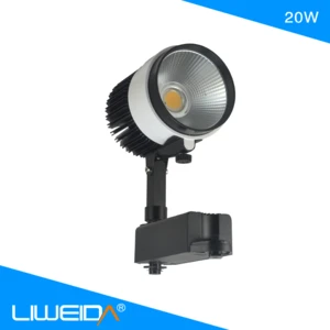china manufacturers Commerical Dimmable track lighting adjustable 20w LED Track Light for  Indoor Decoration