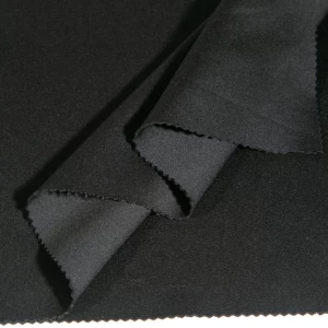 China Supplier 82 Polyester 18 Spandex Scuba Uniform Knit High Elastic Nonwoven Fabric