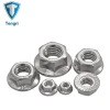 China Wholesale High Quality Carbon Steel Stainless Steel Hexagon Flange Nut Shoulder Nut DIN6923 Lock Nut for Automotive and Construction Applications