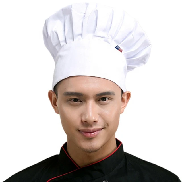 China Wholesale Price Hotel Restaurant Black Customized Cotton Kitchen Chef Hat