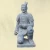 Import Chinese Clay Life Size Statue Clay Crafts of Qin Terracotta Warriors  Indoor Art Sculpture from China