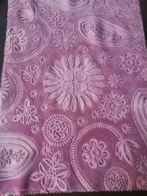 Chinese Facotry 100%Polyester 3D Emboss Various Design Supersoft Velvet Fabric for Baby Cloths Slipper Home Textile Bed Cover