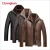 Import Chonghan Cheap Fashion Design Brown Colour Men Jeather Jacket Apparel Stock Lots from China