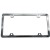 Import Chrome Plating Metal/Plastic  Stainless steel decorative custom motorcycle car license plate frames from China