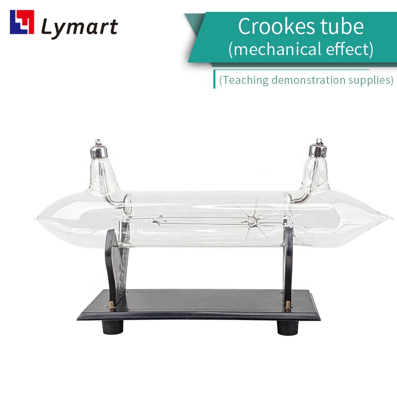 Classic Crookes tube / Cathode ray tube  Mechanical Effect / Paddle Wheel education physics lab teaching instrument