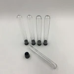 Clear ps plastic food packaging tube for cigar
