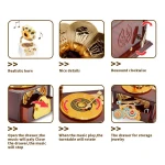 Clockwork Vintage Turntable Phonograph Music Box