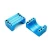 Import CNC machine medical  device parts, blue anodized OEM bicycle part from China