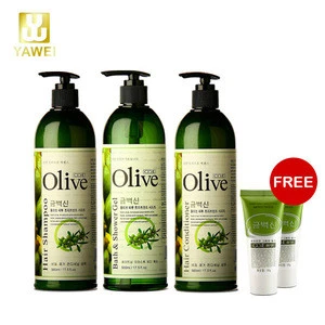 CO.E Olive whitening care set with shampoo/conditioner/shower gel. Buy 3, gets two for free.