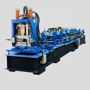 Cold roller former machine for the c and z section/Automatic C/Z purlin Roof Panel Roll Forming Machine
