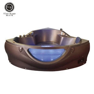 Color Custom antique copper plated whirlpool massage bathtub with air bubble jet