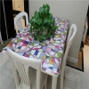 Colorful custom export PVC waterproof party decoration plastic table cloth