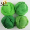 colorful premium wool roving fiber for felting crafts