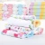 Import Colorful printed handkerchief 100% muslin cotton face cloth wash cloth white face cloth from China