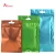 Import Colorful three side seal sealing bag clear plastic matt aluminum foil food bag with zipper from China