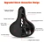Import Comfortable MTB Mountain Breathable Bicycle Saddle Seat Wide Cushion with Reflective Strap Shock Absorption Cycling Saddles from China