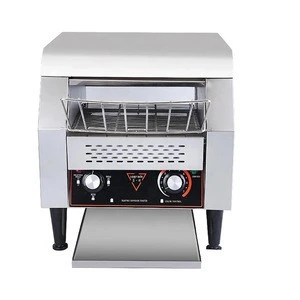Commercial Conveyor Toaster Electric Bread Maker Toaster Oven Stainless Steel Chain
