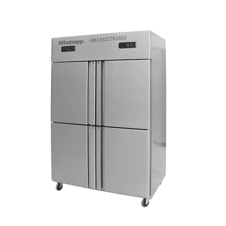 Commercial kitchen 800L 4-door kitchen freezer