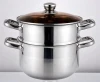 Commercial steamers for cooking restaurant hotel 26cm large 2 layer steamer pot