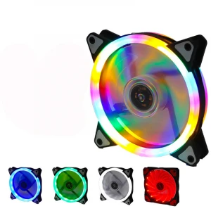 Computer RGB fan 120mm 15 LED light Dual Aperture Silent Cooling Fan Cooler for  PC Computer Case