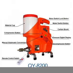 Concrete injection grouting machine epoxy  polyurethane  pu foam waterstop high pressure grout pump  for crack repair