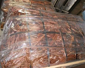 Copper Scrap with the purity of copper 99%, 97%, 95%.