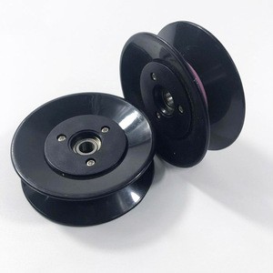 CR1010 Combined Ceramic Pulley With Bearing,Plastic V/U Groove Pulley